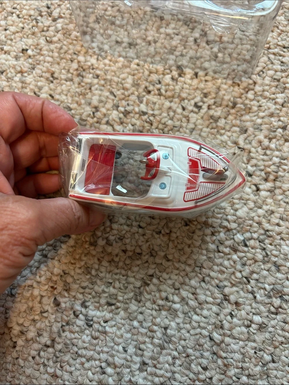 Hallmark Keepsake 1968 Murray Jolly Roger Flagship Ornament - White, Red & Blue